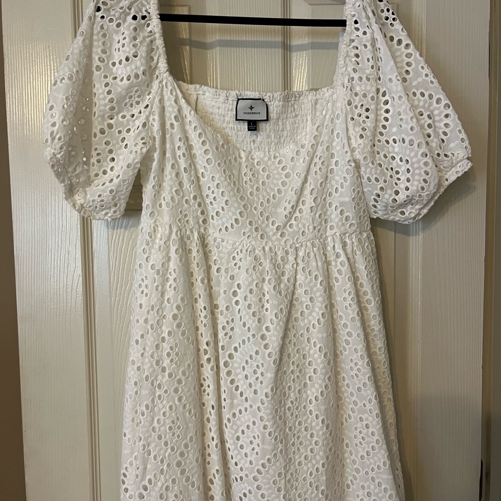 Tuckernuck White Eyelet Abigail Dress